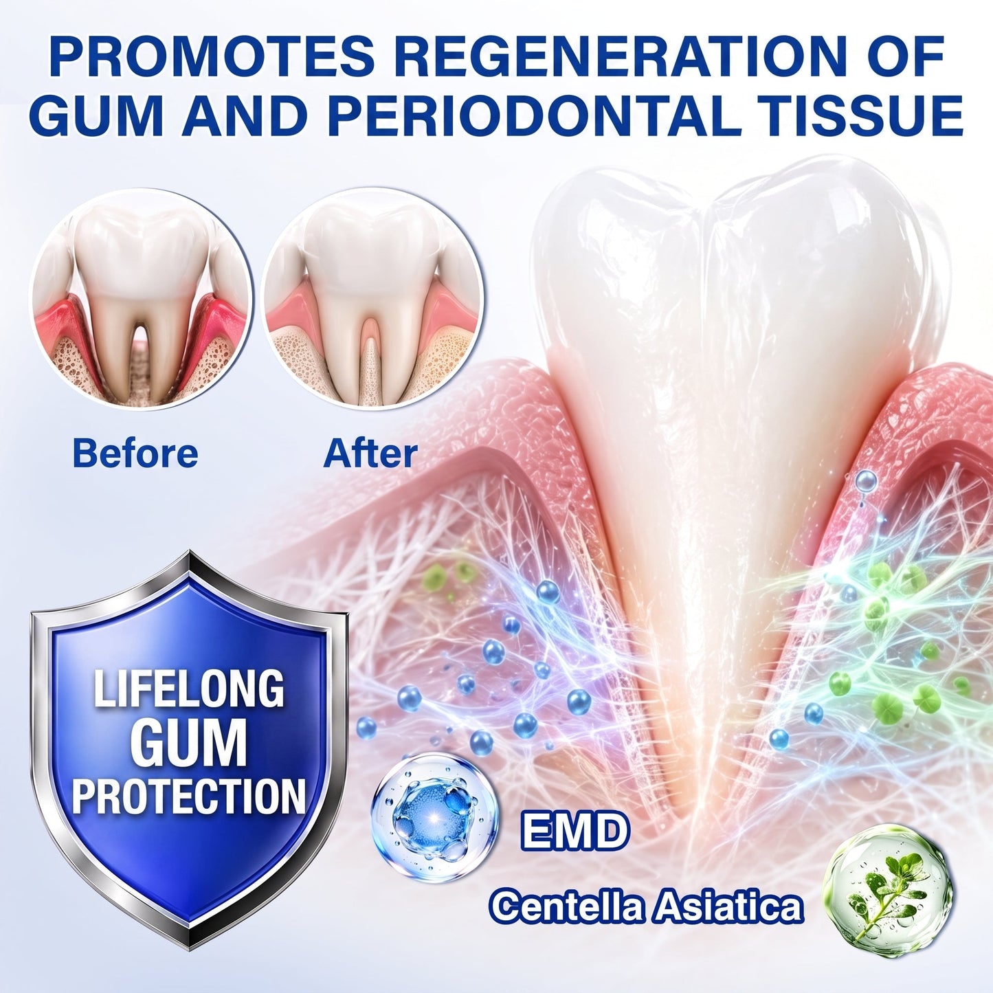 𝐆𝐥𝐢𝐦𝐦𝐞𝐫𝐥𝐲® 👀GumRevive periodontal repair gel💪