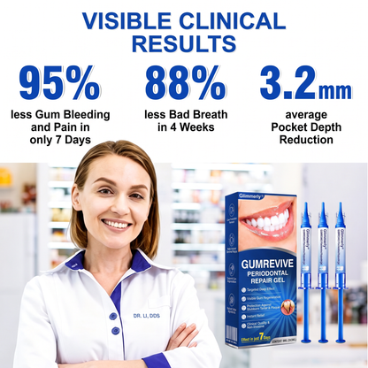𝐆𝐥𝐢𝐦𝐦𝐞𝐫𝐥𝐲® 👀GumRevive periodontal repair gel💪