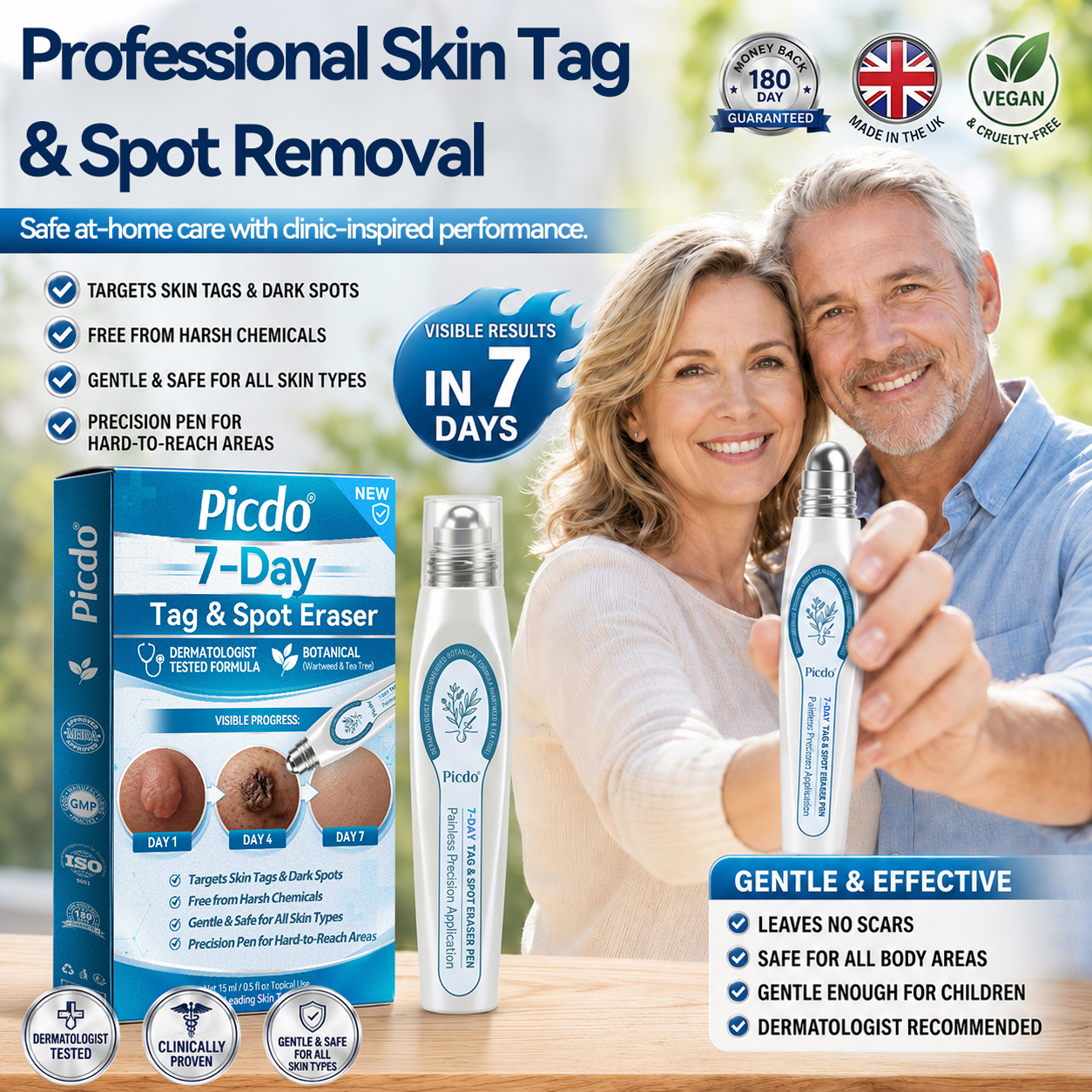 𝐏i𝐜𝐝o®💎💎7-𝐷𝑎𝑦 𝗧𝐚𝐠 & 𝗦𝗽𝐨𝐭 𝐄𝐫𝒂𝒔𝒆𝒓(Zero Pain, Zero 𝐒𝐜𝐚𝒓𝒔 Rollerball)
